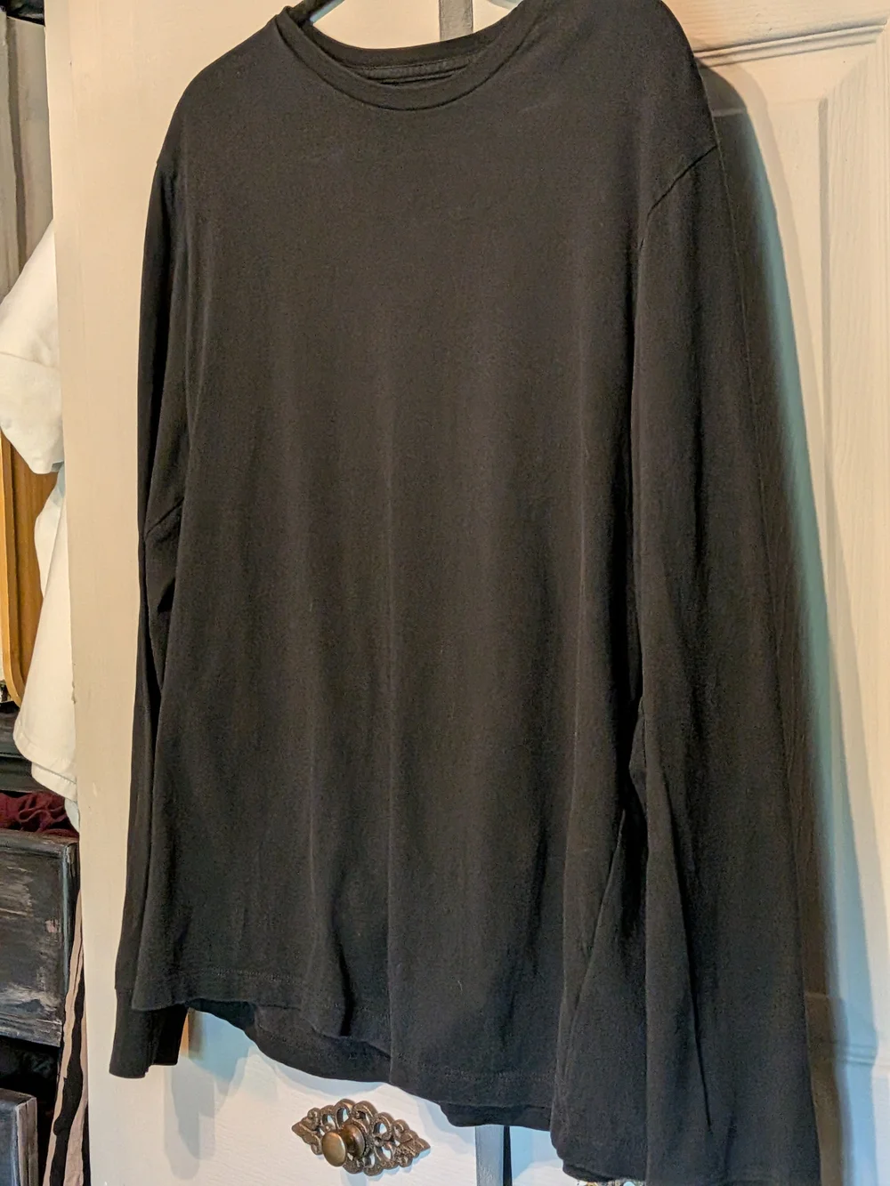 J. Crew Men's Long Sleeve Tee - Black